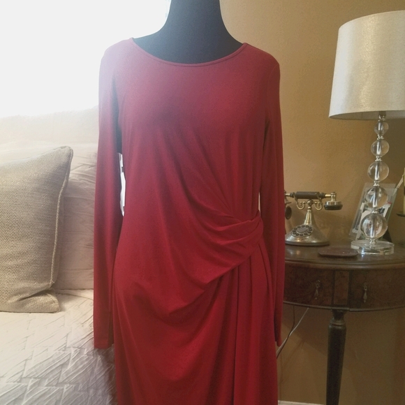 J.Jill drape dress - Picture 2 of 7